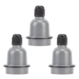 3 Pcs E27 Lamp Holder Waterproof Good Heat Insulation Anti Melting Ceramic E27 Light Socket