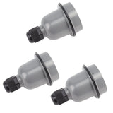 3 Pcs E27 Lamp Holder Waterproof Good Heat Insulation Anti Melting Ceramic E27 Light Socket - 45-Degree Angle