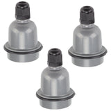 3 Pcs E27 Lamp Holder Waterproof Good Heat Insulation Anti Melting Ceramic E27 Light Socket - Close-Up Angle
