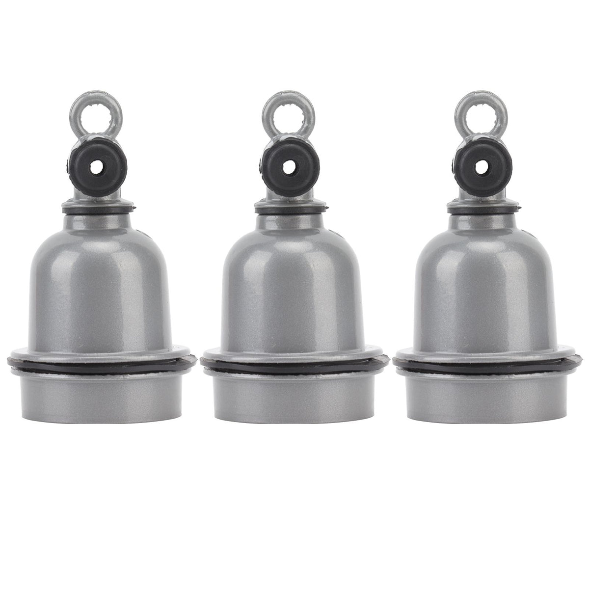 3PCS E27 Interface Lamp Socket Waterproof Thermal Insulation Small Tee Ceramic Light Holder