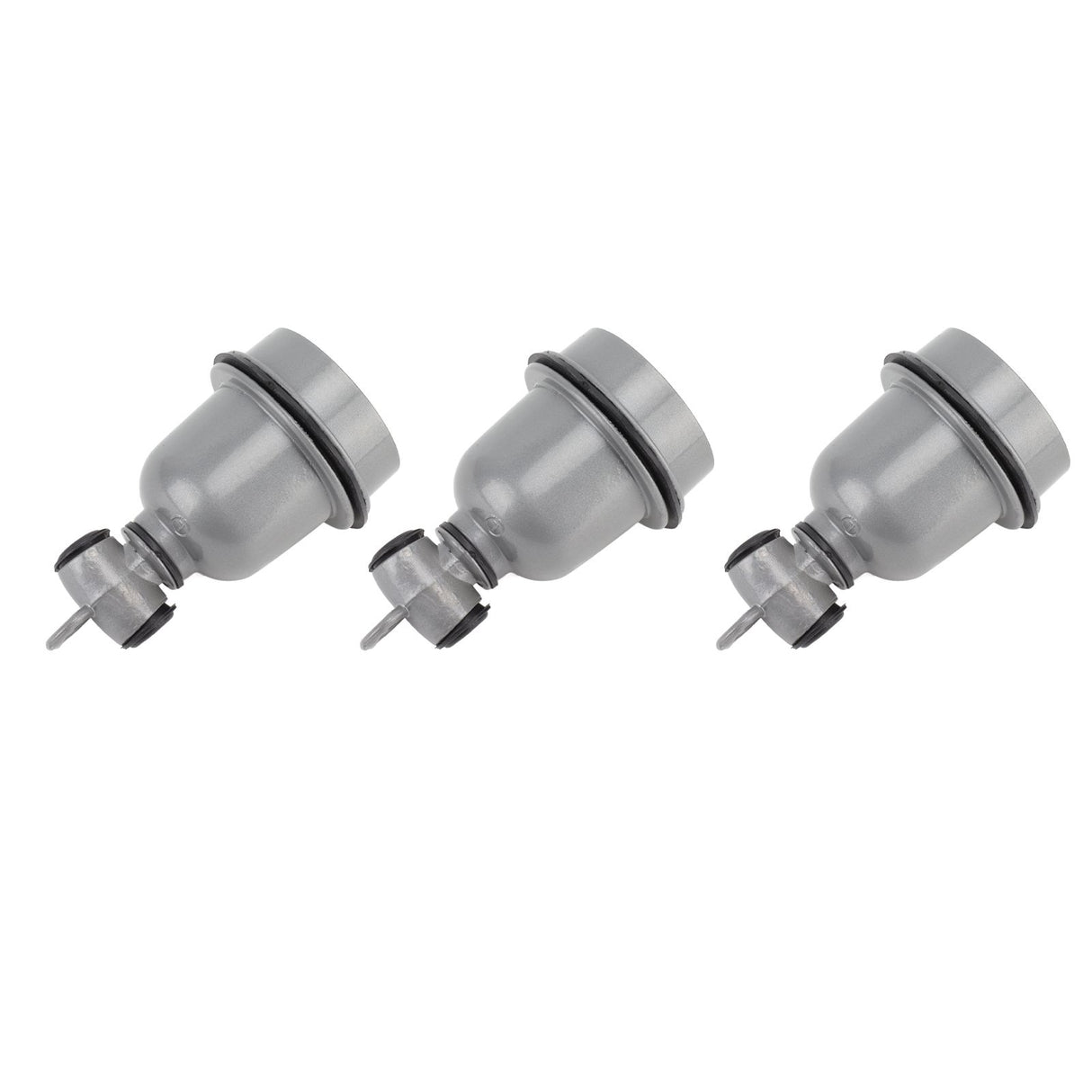 3PCS E27 Interface Lamp Socket Waterproof Thermal Insulation Small Tee Ceramic Light Holder