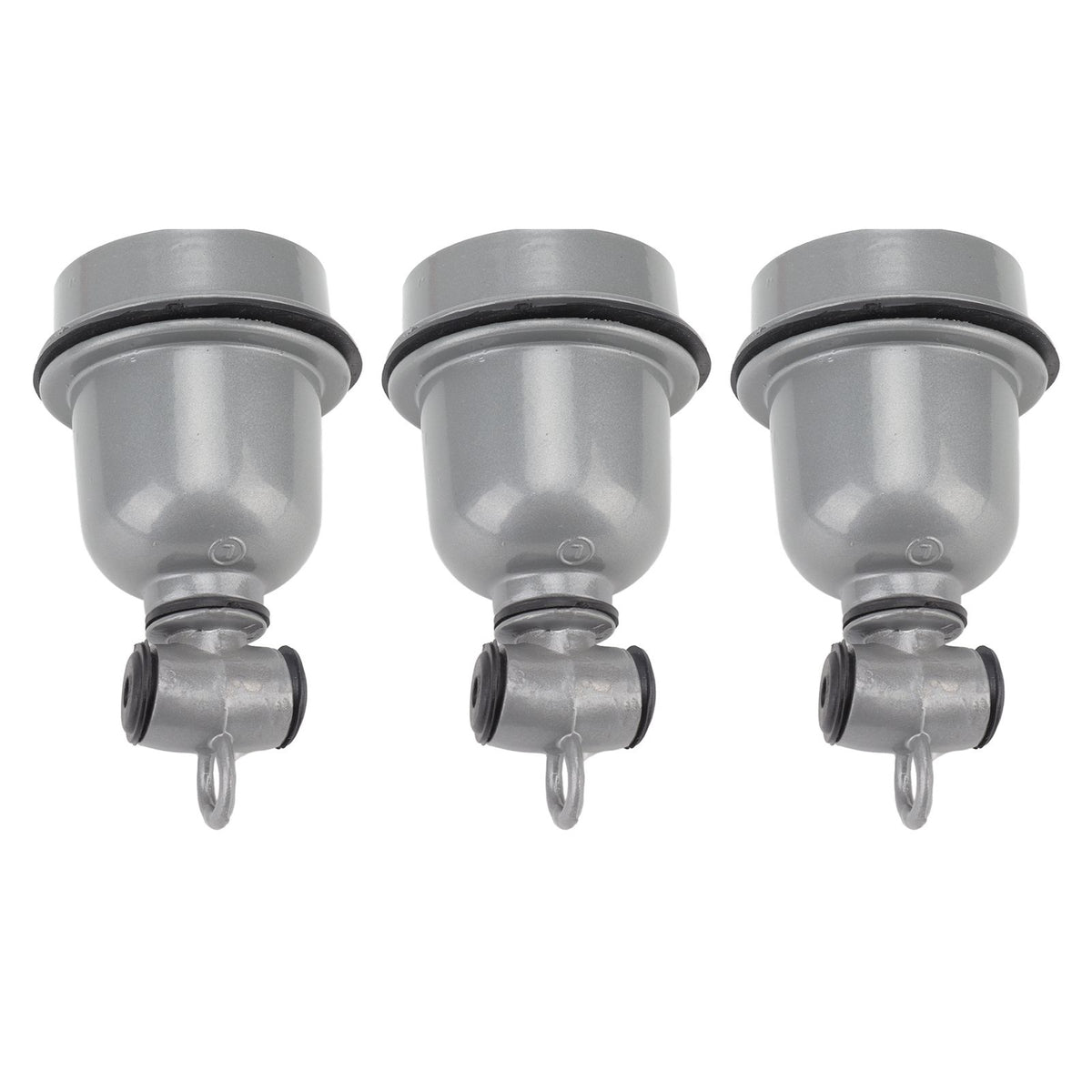 3PCS E27 Interface Lamp Socket Waterproof Thermal Insulation Small Tee Ceramic Light Holder