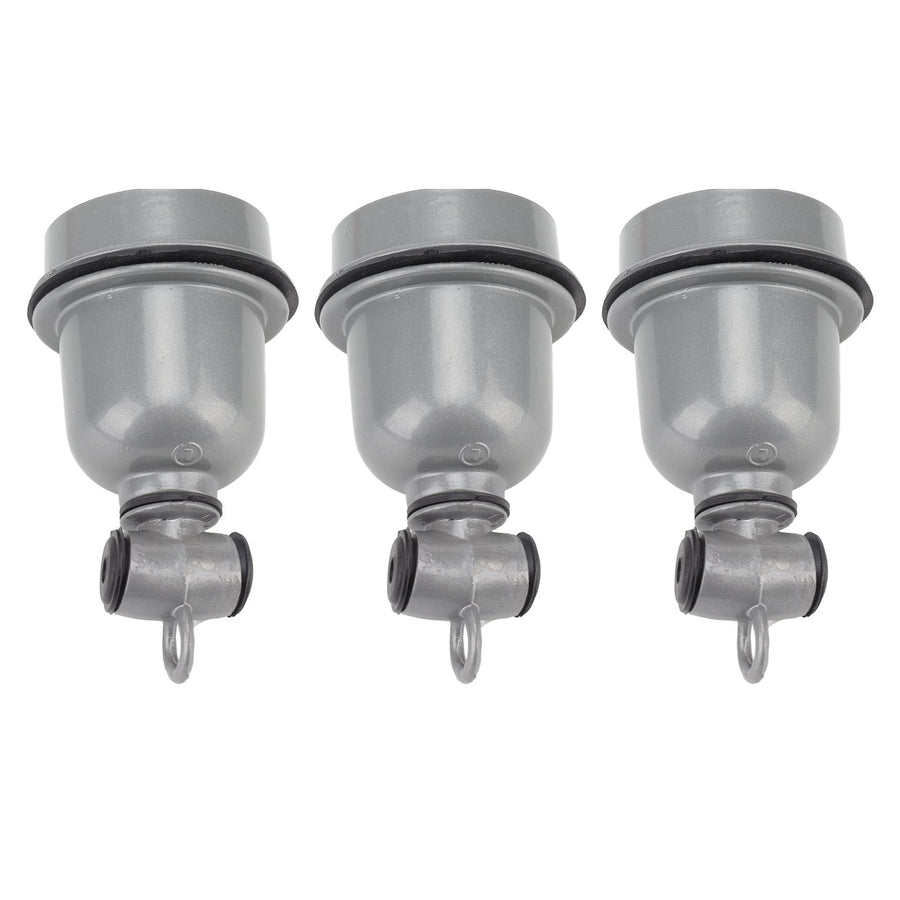 3PCS E27 Interface Lamp Socket Waterproof Thermal Insulation Small Tee Ceramic Light Holder