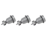3PCS E27 Interface Lamp Socket Waterproof Thermal Insulation Small Tee Ceramic Light Holder