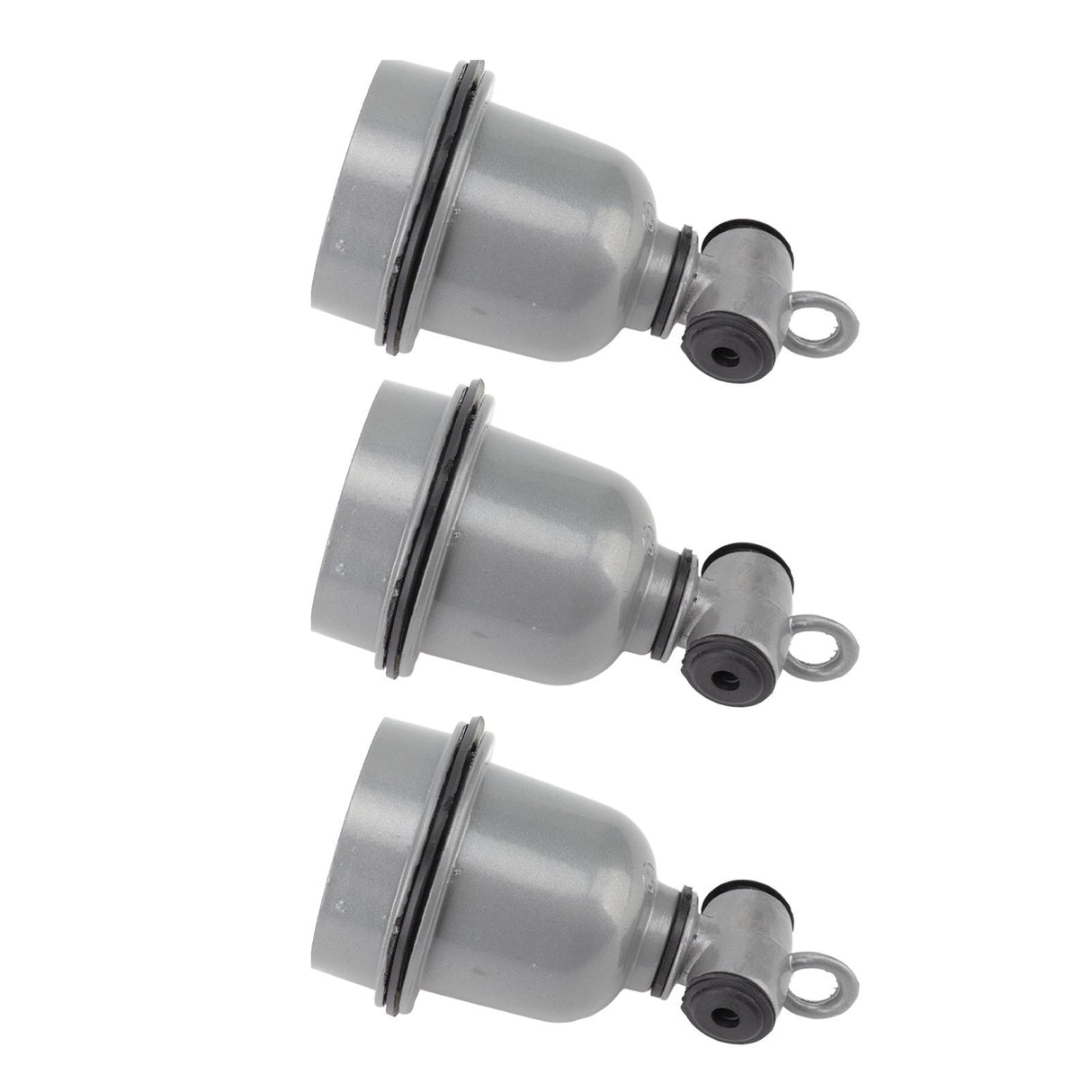 3PCS E27 Interface Lamp Socket Waterproof Thermal Insulation Small Tee Ceramic Light Holder