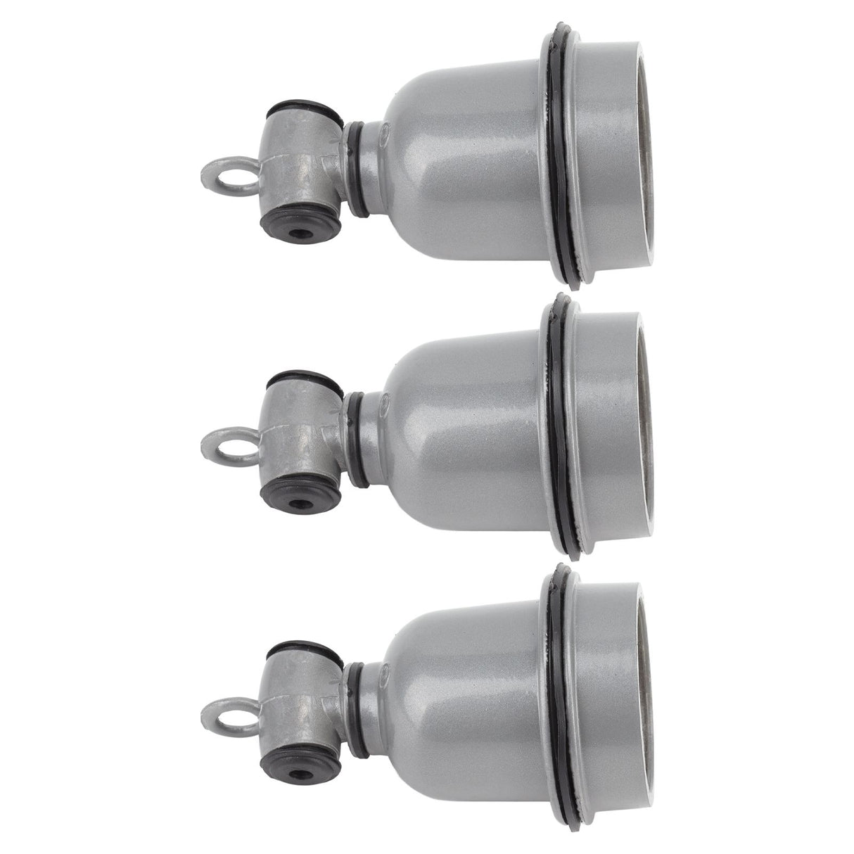 3PCS E27 Interface Lamp Socket Waterproof Thermal Insulation Small Tee Ceramic Light Holder