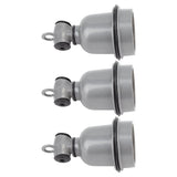 3PCS E27 Interface Lamp Socket Waterproof Thermal Insulation Small Tee Ceramic Light Holder