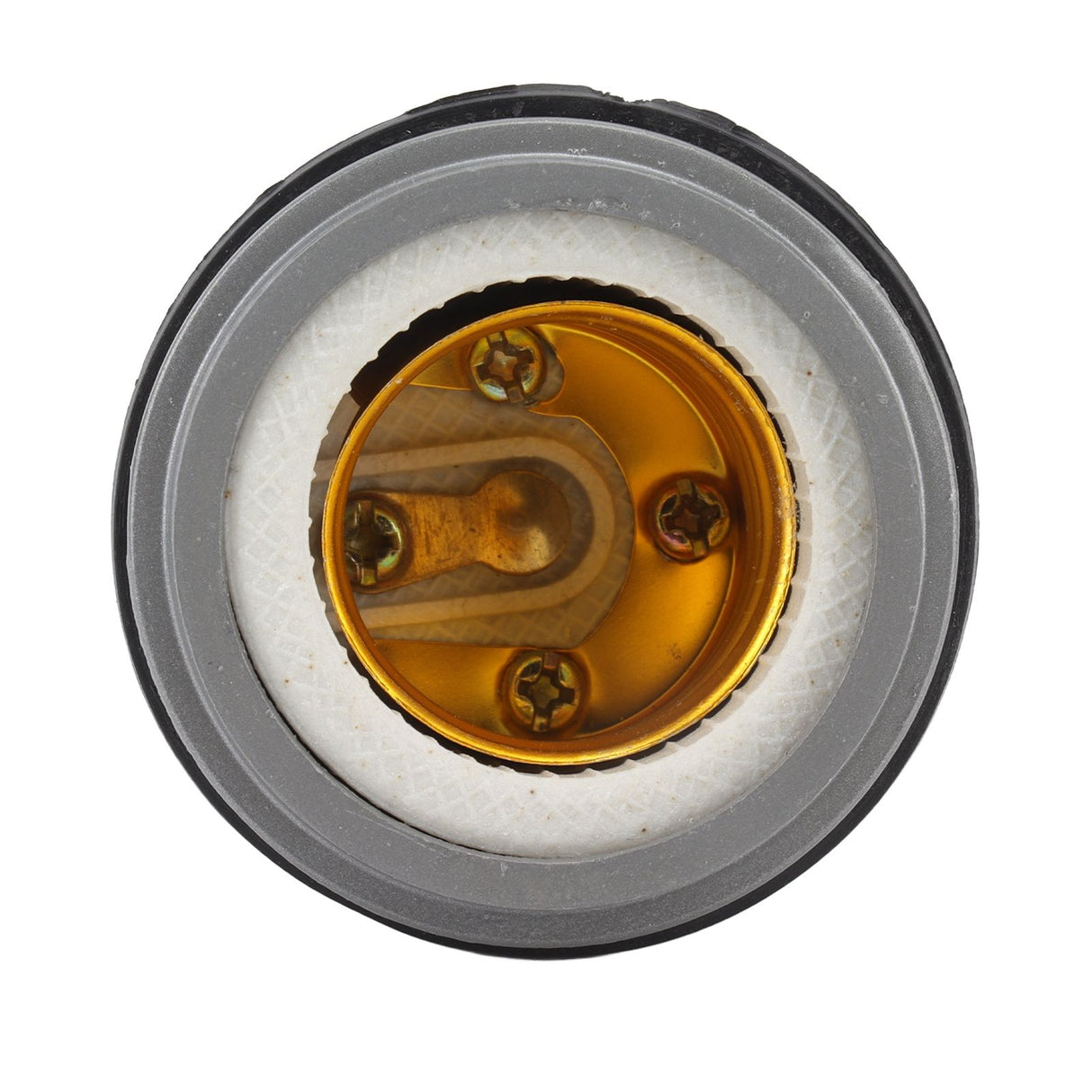 3PCS E27 Interface Lamp Socket Waterproof Thermal Insulation Small Tee Ceramic Light Holder