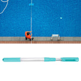 3 Section Telescopic Swimming Pool Pole Detachable Aluminum Swimming Pool Extension Rod for Cleaning Net - Extra Image