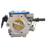 Carburetor Aluminum Carburetor Replacement for Partner K1270 Concrete Cutting Saw Rail Saw Accessory - Top-Down View