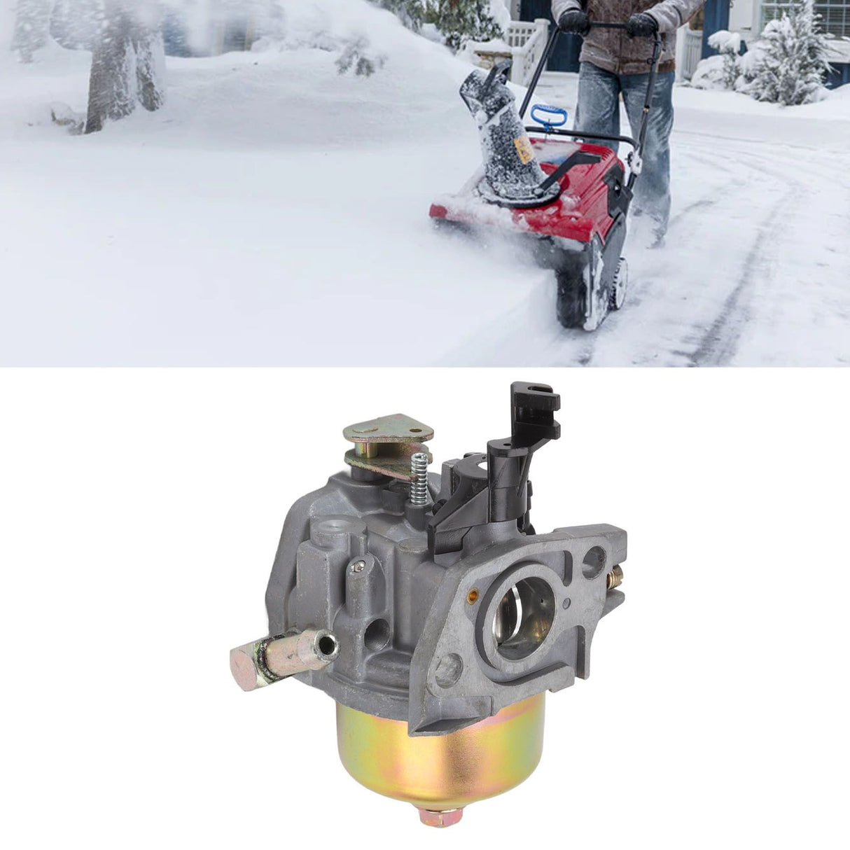 Snow Thrower Carburetor Replacement Carburetor Kit for Huayi 170Sa 170S 170SD for MTD 951 10368 for Troy Bilt Storm 2410 2690 26in