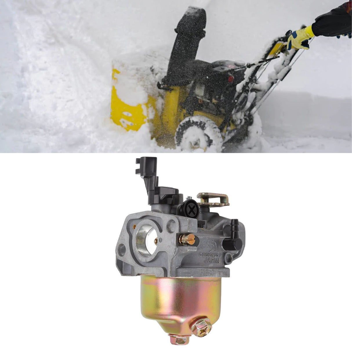 Snow Thrower Carburetor Replacement Carburetor Kit for Huayi 170Sa 170S 170SD for MTD 951 10368 for Troy Bilt Storm 2410 2690 26in