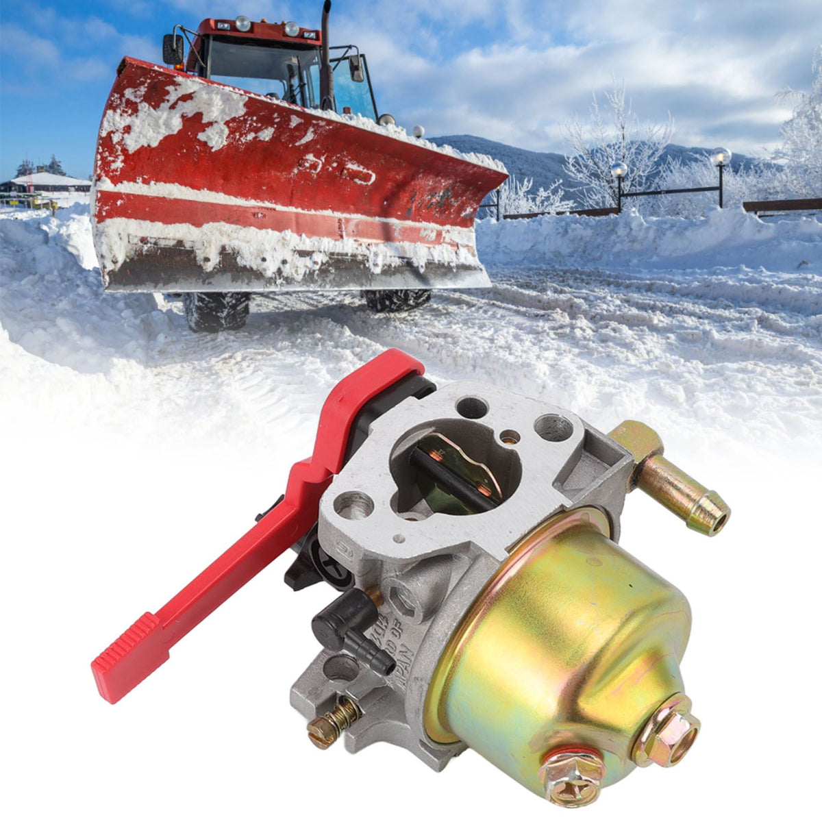 Snow Blower Carburetor with Tube for Troy Bilt 751 12011 951 12704B A 520 860 265 JU HY 165J A135 751 12098