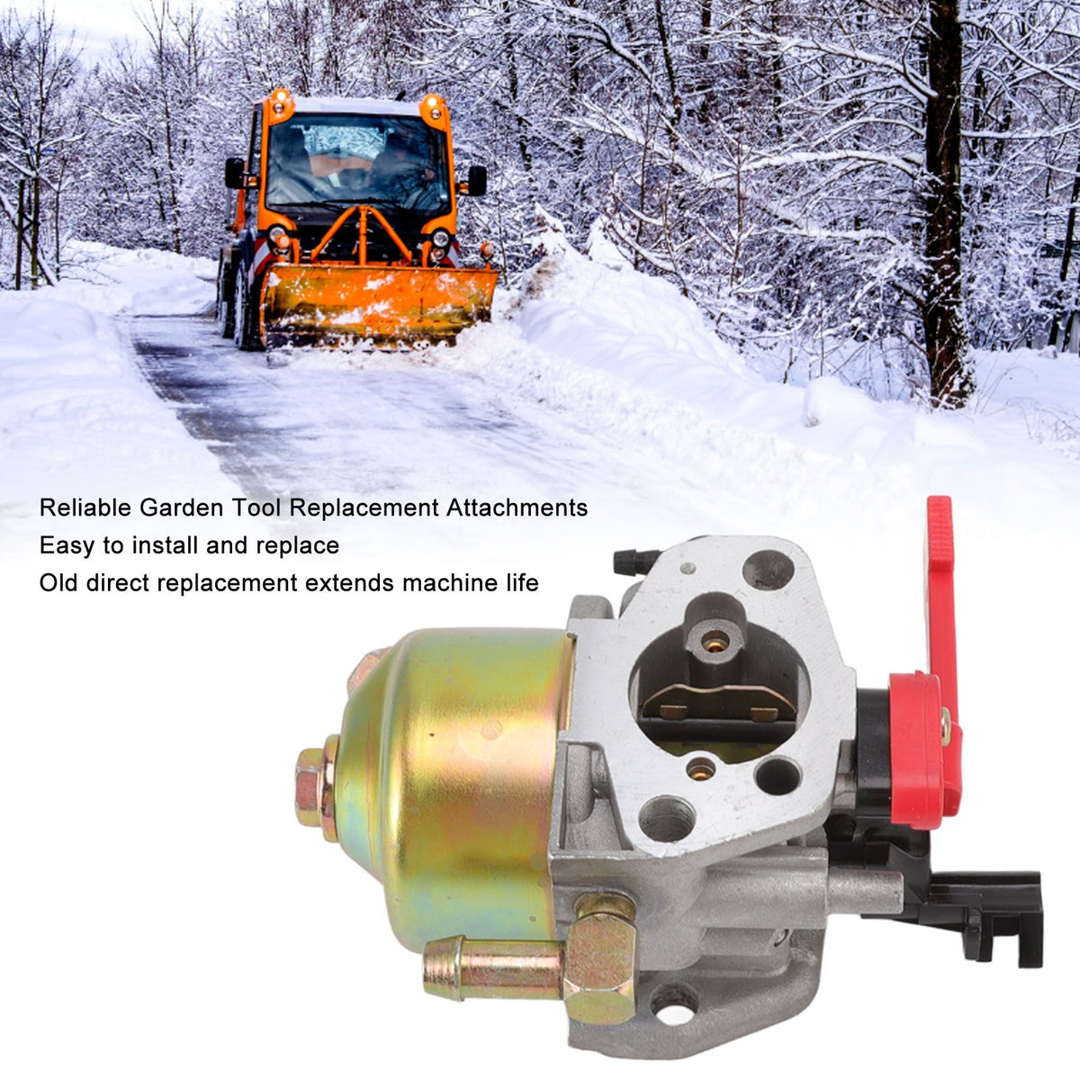 Snow Blower Carburetor with Tube for Troy Bilt 751 12011 951 12704B A 520 860 265 JU HY 165J A135 751 12098