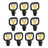 10PCS Refraction Micro Nozzle Butterfly Rotating Sprinkler Garden Irrigation Rotating Misting Nozzle G1/2 G3/4 Male Thread - Low Angle