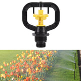 10PCS Refraction Micro Nozzle Butterfly Rotating Sprinkler Garden Irrigation Rotating Misting Nozzle G1/2 G3/4 Male Thread