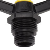 10PCS Refraction Micro Nozzle Butterfly Rotating Sprinkler Garden Irrigation Rotating Misting Nozzle G1/2 G3/4 Male Thread
