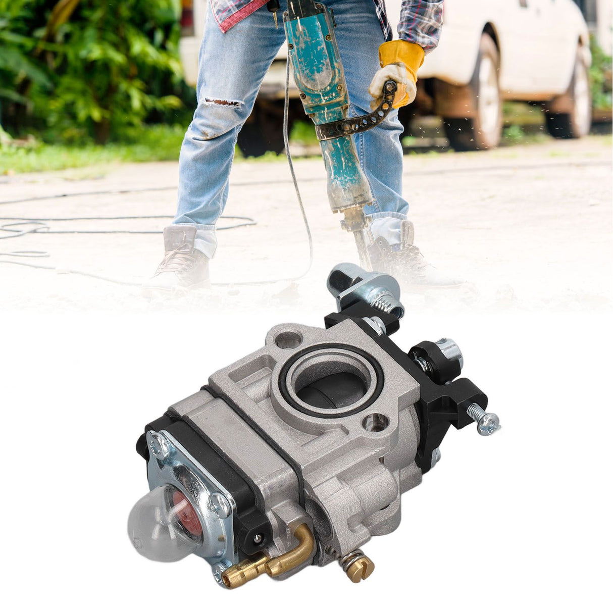 Carburetor Aluminum Carburetor Carb Fit for Earthquake E43 E43WC Accessories Replacement