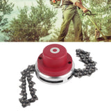 Weeder Chain Head Trimmer Chain Head Replacement Garden Lawn Mower Accessories Red Double Gaskets 65Mn - Extra Image