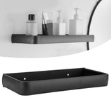 30cm Bathroom Shelf Space Aluminum Wall Mounted Hollow Storage Rack Basket Organizer(SingleLayer ) - Extra Image
