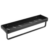 50cm Multifunctional Wall Mounted Kitchen Shelving Bathroom Storage Rack Bottle Holder(SingleLayer with Bar ) - Front View