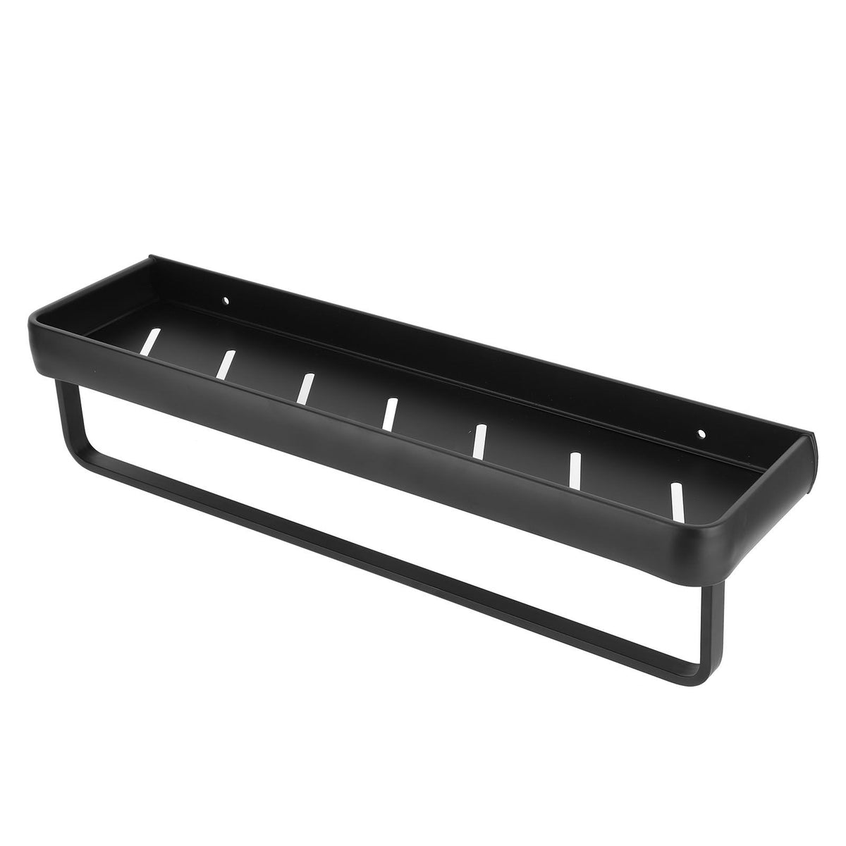 50cm Multifunctional Wall Mounted Kitchen Shelving Bathroom Storage Rack Bottle Holder(SingleLayer with Bar )