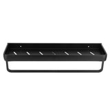 50cm Multifunctional Wall Mounted Kitchen Shelving Bathroom Storage Rack Bottle Holder(SingleLayer with Bar ) - Rear View