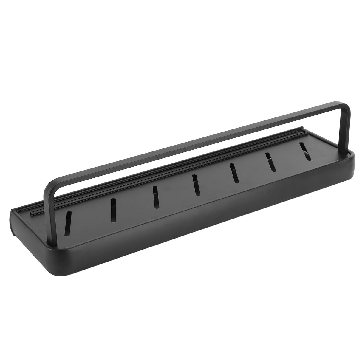 50cm Multifunctional Wall Mounted Kitchen Shelving Bathroom Storage Rack Bottle Holder(SingleLayer with Bar )