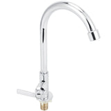 G1/2 Sink Faucet 360 Degree Rotating Stainless Steel Cold Water Tap Kitchen Bathroom Supply