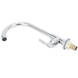 G1/2 Sink Faucet 360 Degree Rotating Stainless Steel Cold Water Tap Kitchen Bathroom Supply