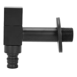 G1/2 Square Water Faucet Full Copper Single Cold Faucet Washing Machine Tap Hardware Fitttings - Side View