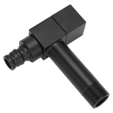 G1/2 Square Water Faucet Full Copper Single Cold Faucet Washing Machine Tap Hardware Fitttings - 45-Degree Angle