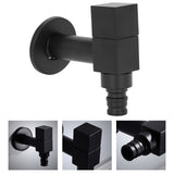 G1/2 Square Water Faucet Full Copper Single Cold Faucet Washing Machine Tap Hardware Fitttings