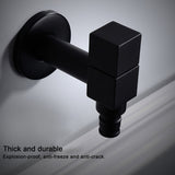 G1/2 Square Water Faucet Full Copper Single Cold Faucet Washing Machine Tap Hardware Fitttings - Extra Image