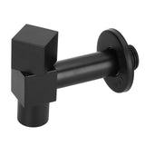 G1/2 Black Mop Sink Faucet Balcony Single Cold Water Gravity Casting Tap Hardware Accessories