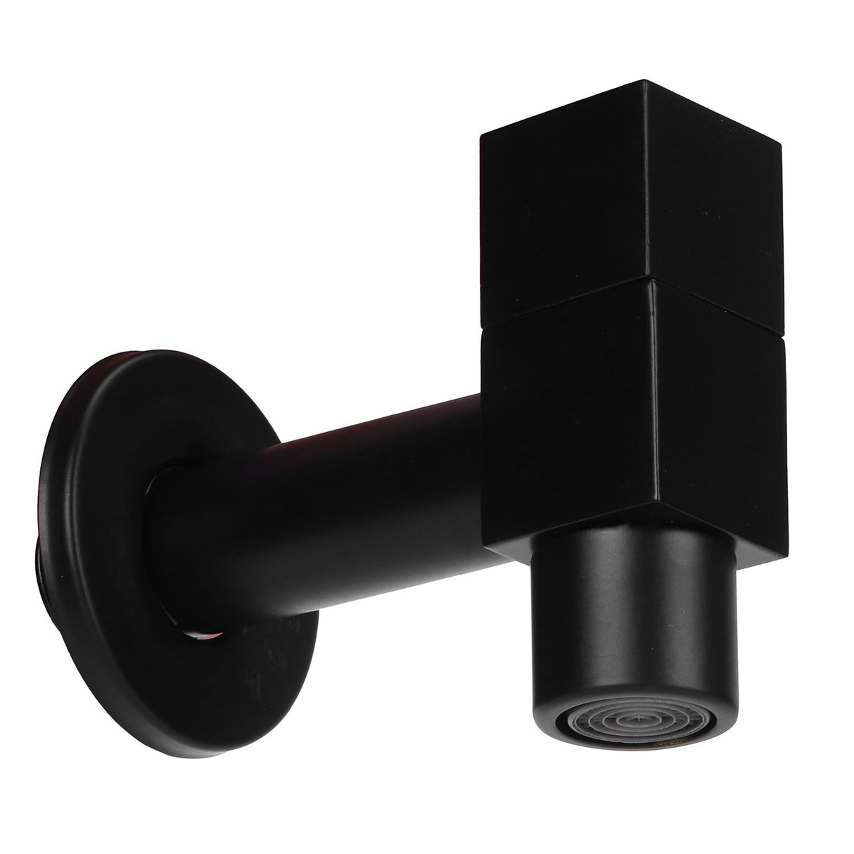 G1/2 Black Mop Sink Faucet Balcony Single Cold Water Gravity Casting Tap Hardware Accessories