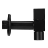 G1/2 Black Mop Sink Faucet Balcony Single Cold Water Gravity Casting Tap Hardware Accessories