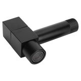 G1/2 Black Mop Sink Faucet Balcony Single Cold Water Gravity Casting Tap Hardware Accessories