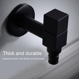 G1/2 Black Mop Sink Faucet Balcony Single Cold Water Gravity Casting Tap Hardware Accessories - Extra Image