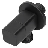 G1/2 Angle Valve Mixer Water Stop Valve Bathroom Toilet Washbasin Accessory Black - Low Angle