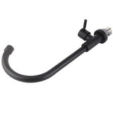 G1/2 Faucet 90 Degree Rotating Single Cold Matte Black Water Tap for Kitchen Sink Basin