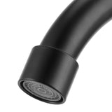 G1/2 Faucet 90 Degree Rotating Single Cold Matte Black Water Tap for Kitchen Sink Basin