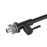 G1/2 Faucet 90 Degree Rotating Single Cold Matte Black Water Tap for Kitchen Sink Basin - Extra Image