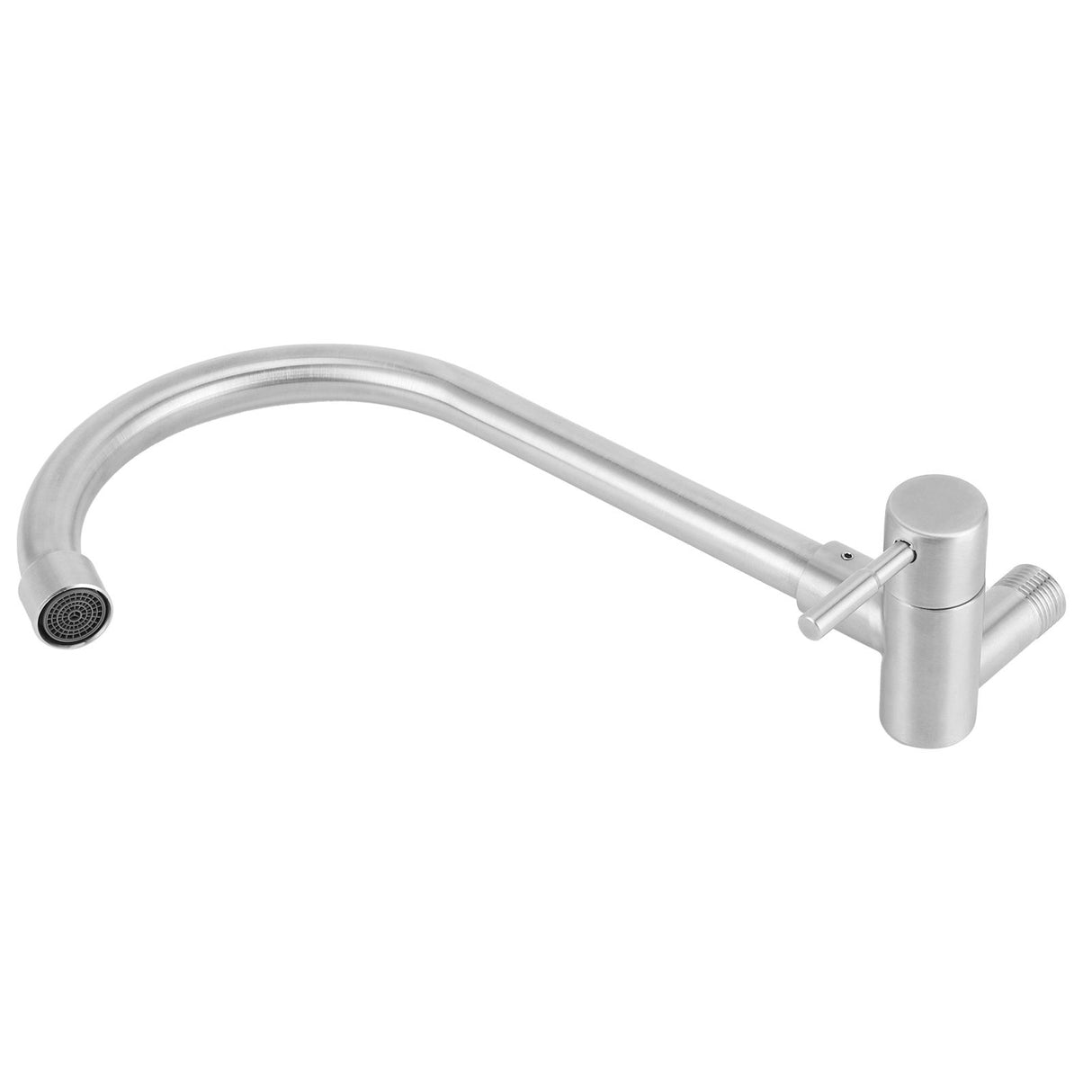 G1/2 Sink Faucet Wall-in 360 Degree Rotating Water Tap Single Handle for Kitchen Bar Bathroom