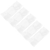 100Pcs Compressed Towels Portable Disposable Face Cleaning Tissue Towel for Traveling - Top-Down View