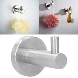Stainless Steel Wall Hanging Hook Coat Towel Hanger Hooks for Kitchen Bathroom Bedroom