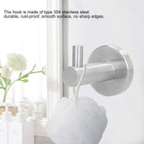 Stainless Steel Wall Hanging Hook Coat Towel Hanger Hooks for Kitchen Bathroom Bedroom