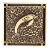 Antique Copper Waste Floor Drain Shower Bathroom Floor Drain Cover for Hotel Bath Accessories - Side View