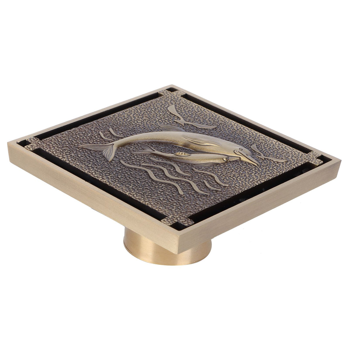 Antique Copper Waste Floor Drain Shower Bathroom Floor Drain Cover for Hotel Bath Accessories