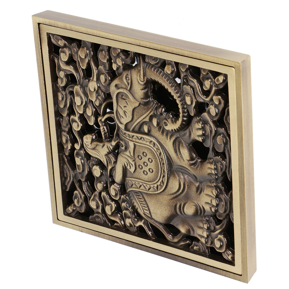 Floor Drain Antique Full Copper Shower Drain Kit for Kitchen Bathroom Toilet Hotel